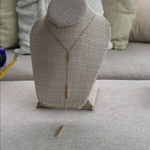 Baublebar Elegant Gold Lariat Necklace